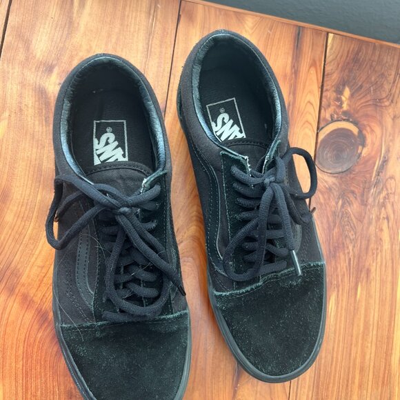All Black Vans Shoes - Picture 3 of 4